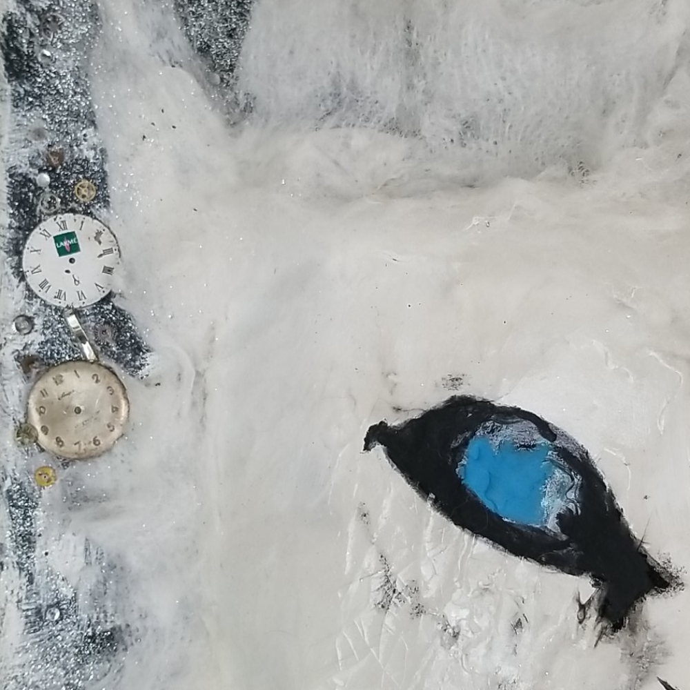 Original Art- White Lion- The Weathered Warrior - Picture 8 of 9